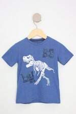 camiseta palomino kids azul com silk