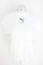 camiseta puma feminina branca com silk