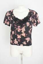 blusa costume by glamour feminina estampada com renda