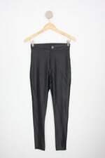 calça de tecido feminina preta