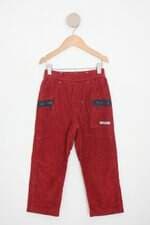 calça de tecido chicco kids vermelho