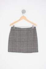 saia H&m feminina estampada com forro