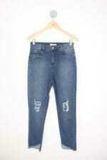 calça jeans quintess feminina azul
