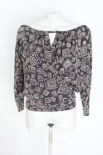 blusa feminina estampada