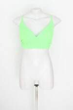 top croppedfeminino verde
