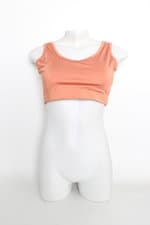 top esportivo lauf feminino laranja