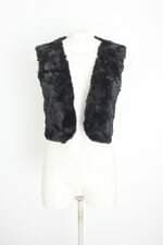 colete collins feminino preto