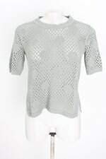 blusa Maria Filó feminina verde com transparência