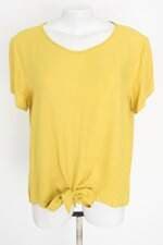 blusa acostamento feminina amarela