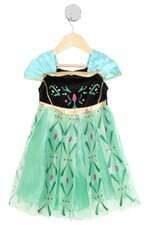 fantasia kids verde com forro e recortes