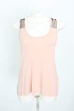 blusa siberian feminina rosa com paetê e tule