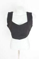 blusa cropped renner feminina preta