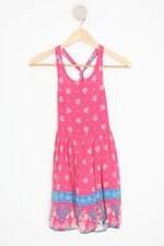 vestido renner kids estampado com forro