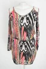 vestido handbook feminino estampado
