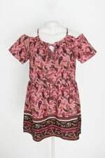 vestido marisa feminino estampado com recortes