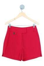 shorts Renner feminino rosa com aplique