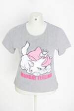 blusa disney feminina cinza com silk