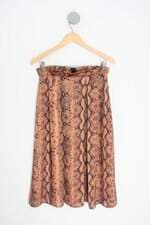 saia jo fashion feminina estampada com fenda