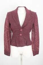 blazer shoulder feminino vinho