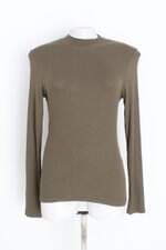blusa shoulder feminina verde