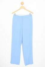calça de tecido zara feminina azul
