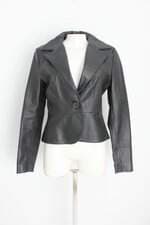 blazer javali feminino preto com forro