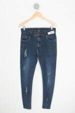 calça jeans feminina azul