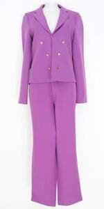 conjunto duas peças doce flor feminino roxo