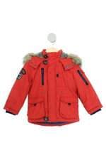 jaqueta C&A kids vermelha com patch