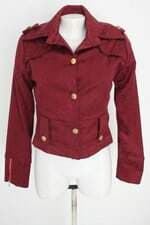 casaco feminino vermelho com forro