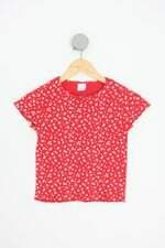 blusa zara kids vermelha estampada