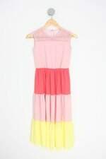 vestido um mais um infantil colorido 