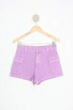 shorts Blue Steel feminino lilás