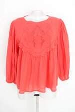 blusa marfinno feminina coral com bordado