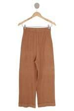 Calça de malha com textura Flavia Aranha marrom