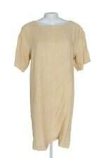 Vestido de linho Flavia Aranha amarelo