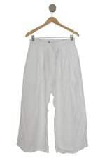 calça de linho Joao PImenta branca com pregas