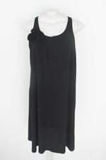 vestido george feminino preto com aplique