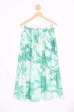 saia H&m feminina estampada com forro