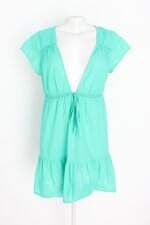 blusa suncoast feminina verde com recortes