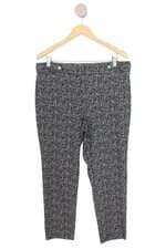 calça social Calvin Klein feminina preta mescla