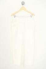 saia onni feminina  off white com cós com elástico e fenda