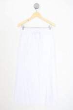 saia onni feminina branca com cós com elástico