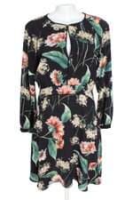 vestido Zara feminino estampado com forro