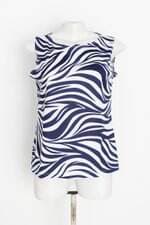 blusa criatiff feminina branca estampada