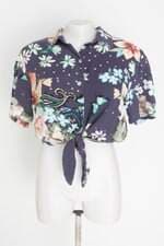 camisa C&A feminina estampada