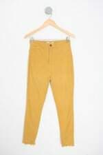 calça de sarja dress to feminina amarela 