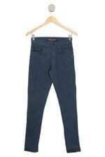 Calça De sarja Jeans Revolution feminina azul acinzentado