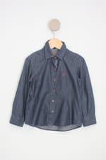 camisa dudalina kids azul