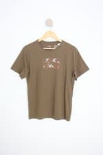 camiseta rusty juvenil verde com silk